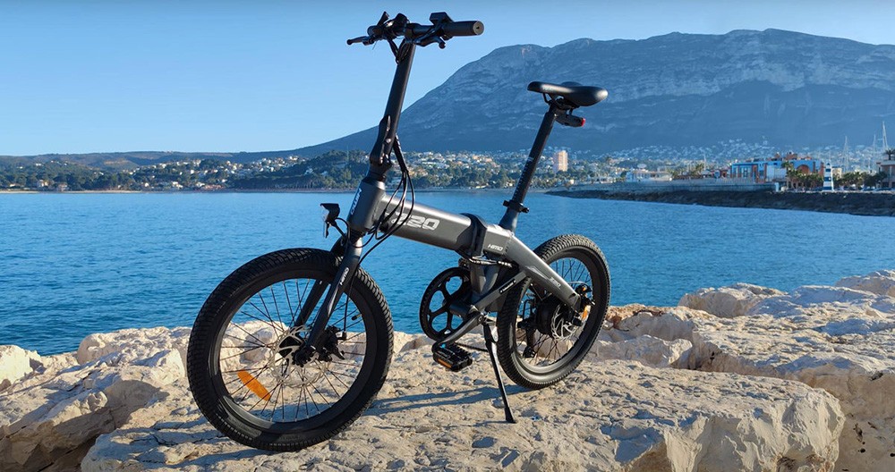 HIMO Z20 Plus Bicicleta elétrica de 20 polegadas 25km/h 36V 10Ah 250W Cinza