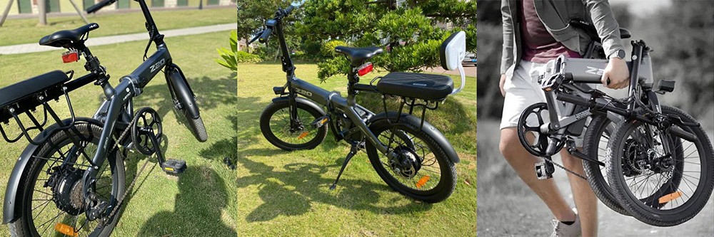 Bicicleta electrica HIMO Z20 Plus 20 inch 25km/h 36V 10Ah 250W Gri