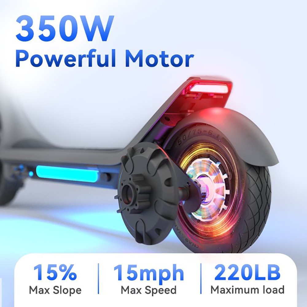 Scooter elétrica Megawheels A6 preta