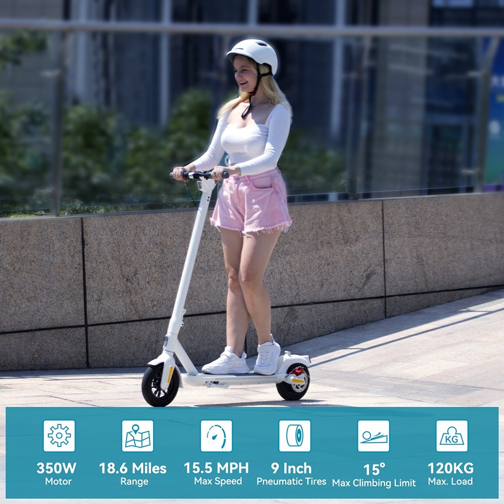Megawheels A5 Electric Scooter 350W Motor White