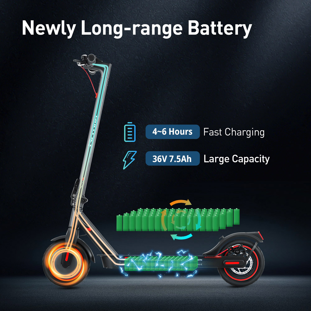 iTrottinette i9 8,5 tommer elektrisk scooter 350W motor 7,5Ah batteri