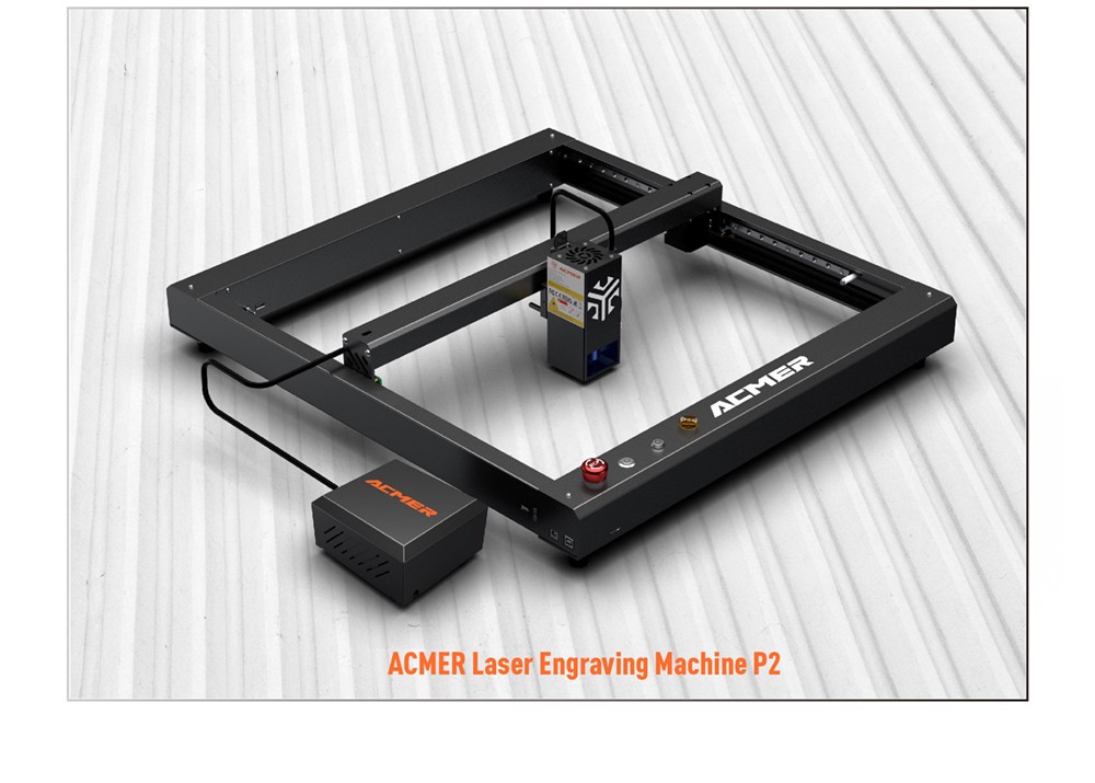 Pneumatic assistance kit for ACMER C4 laser engraver
