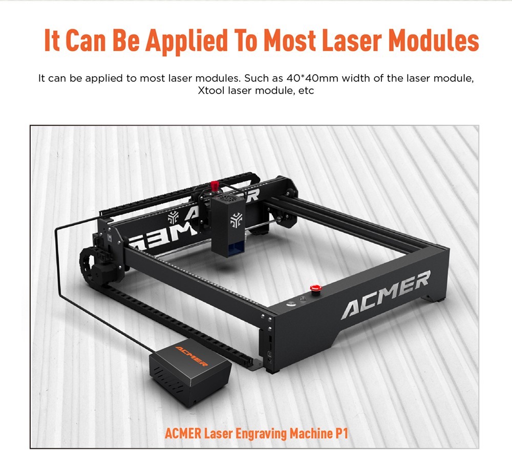 Kit de asistencia neumática para grabador láser ACMER C4