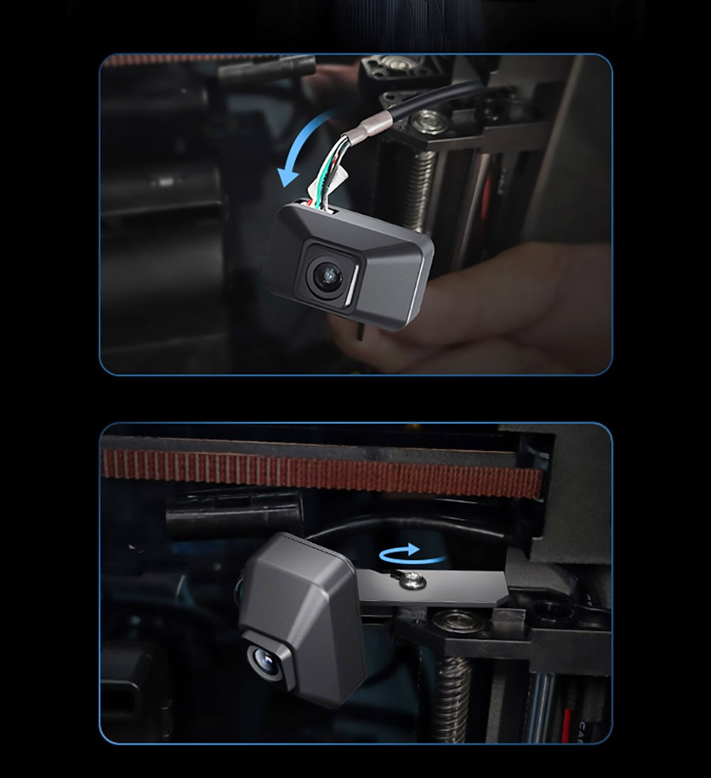 Camera Creality K1 AI, HD minőség, AI észlelés, gyorsított forgatás