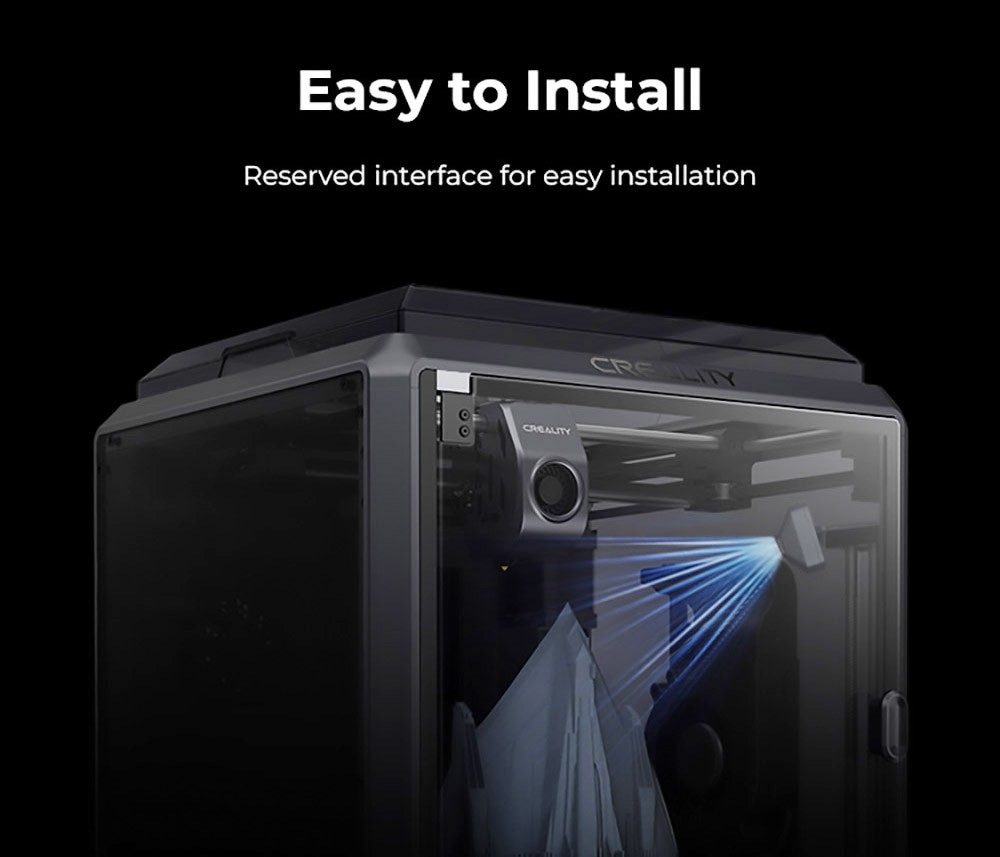 Camera Creality K1 AI, HD minőség, AI észlelés, gyorsított forgatás