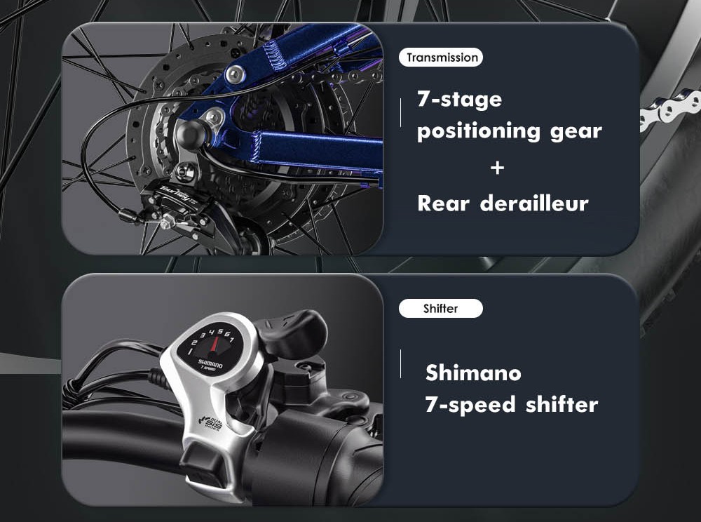 Bicicleta electrică Shengmilo MX2023 versiunea nouă 03