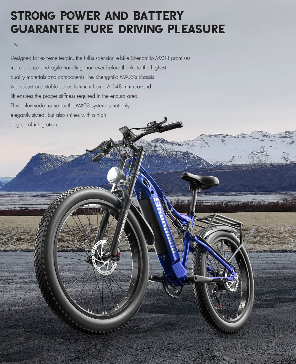 Shengmilo MX2023 elektrische fiets nieuwe versie 03