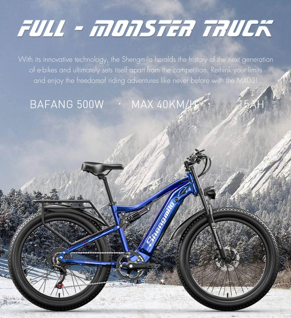 Vélo électrique Shengmilo MX2023 nouvelle version 03