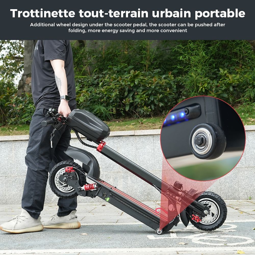 Scooter elétrica todo-o-terreno iTrottinette iX5 de 10 polegadas