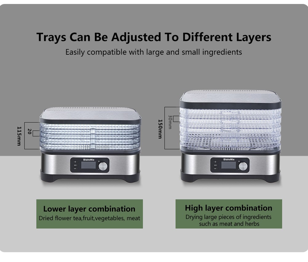 BioloMix BD1200 Dehydrator Tørretumbler