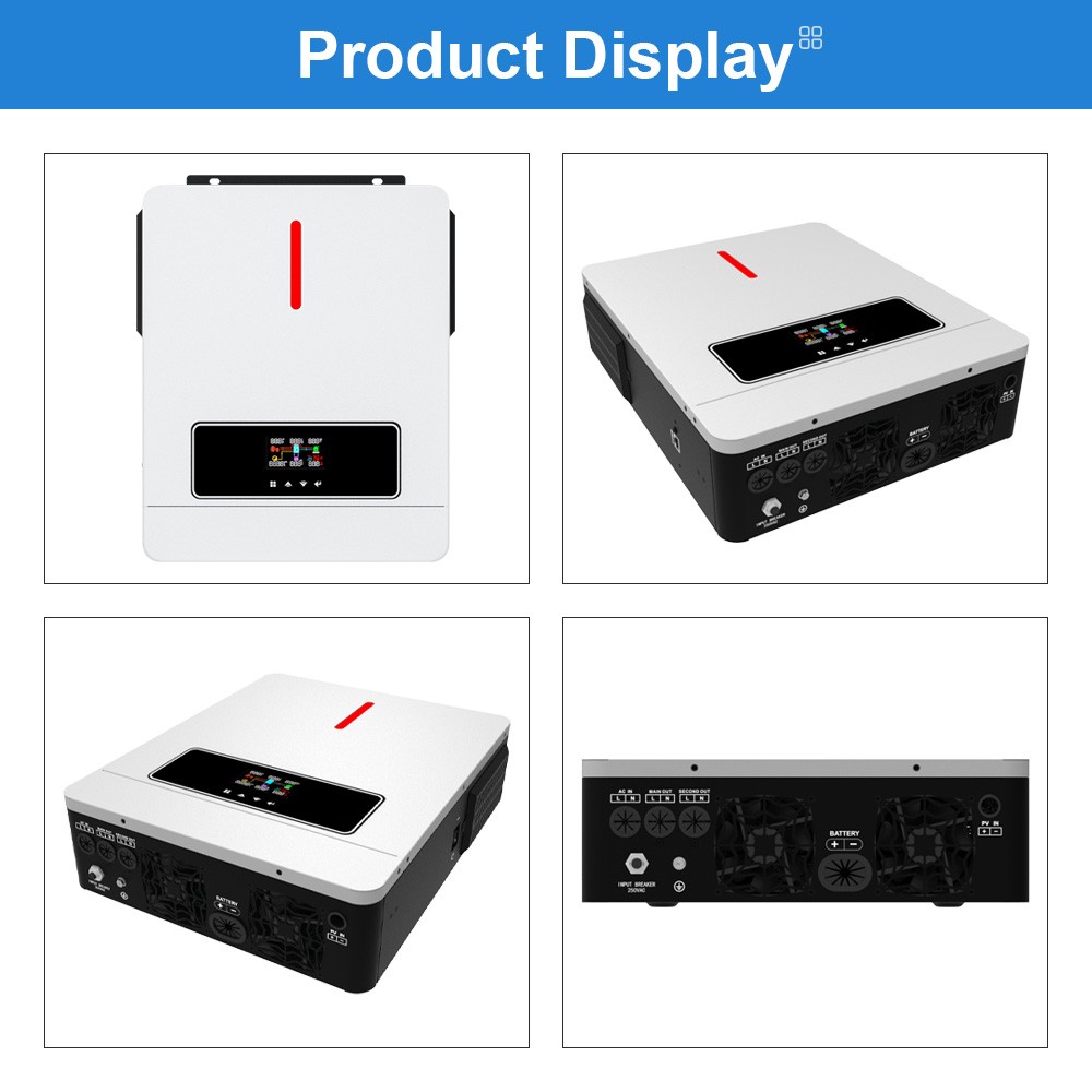 DAXTROMN 6200W Hybrid-Solarwechselrichter mit 2 Lastausgängen