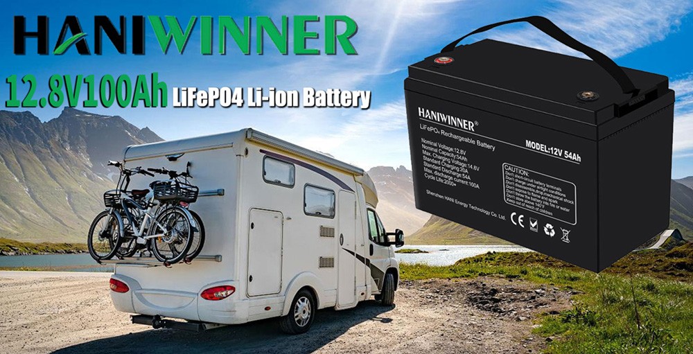 HANIWINNER HD009-10 12,8 V 100 Ah LiFePO4 lithiumbatteri