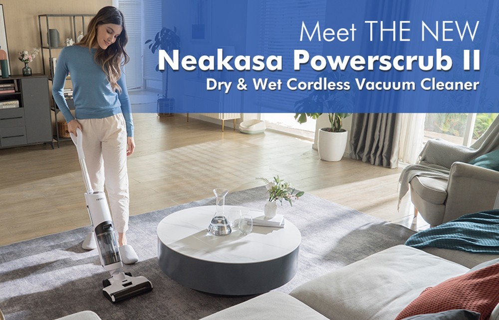 Neakasa PowerScrub 2 3-in-1 Wet and Dry Cordless Vacuum Cleaner