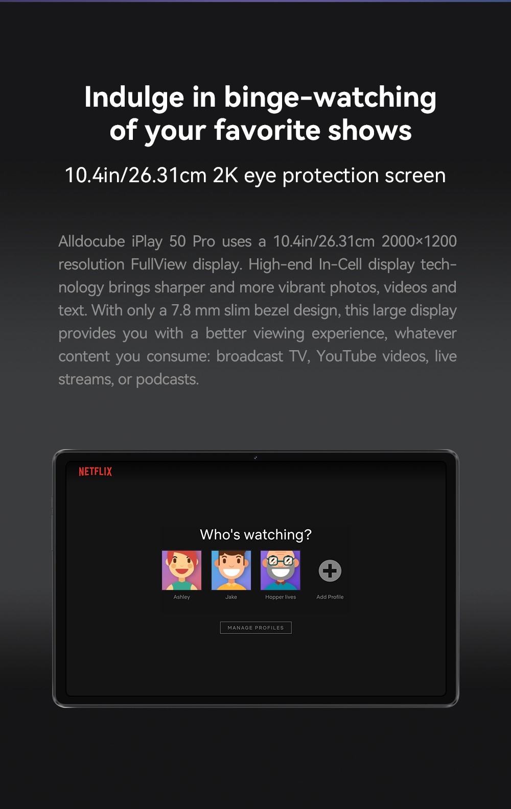 ALLDOCUBE iPlay 50 Pro-Tablet