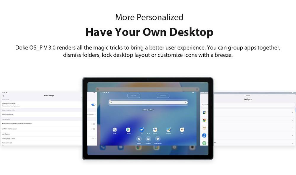 Tablet Blackview Tab 11 SE da 10,36'' con schermo FHD blu