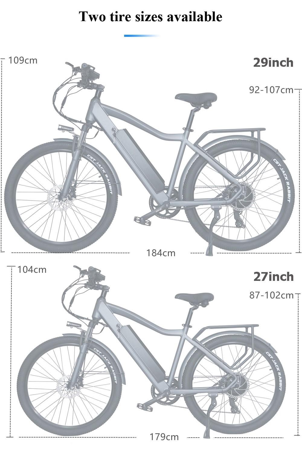 CMACEWHEEL F26 Ηλεκτρικό ποδήλατο 27,5 ιντσών 48V 17Ah 500W 42Km/h Ταχύτητα
