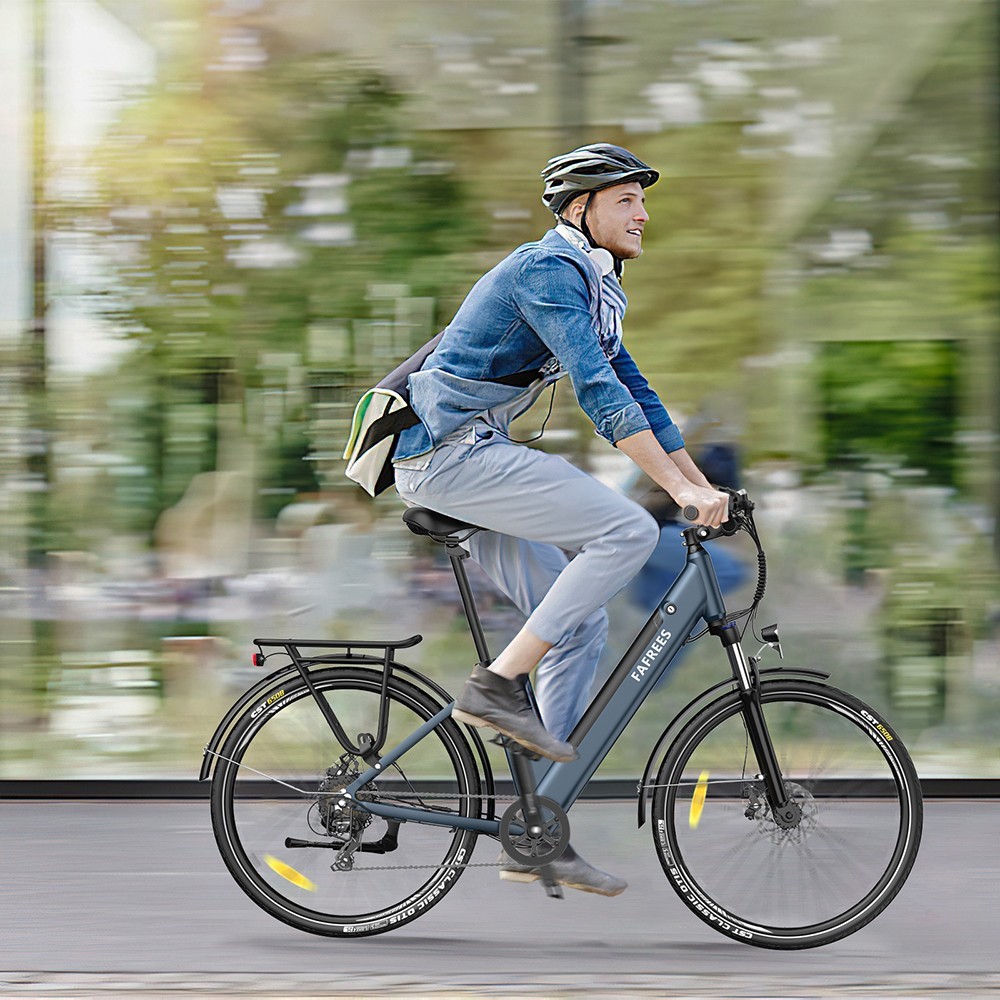 Bicicletă electrică FA FREES F28 Pro 27,5*1,75 inci Anvelope pneumatice albastre