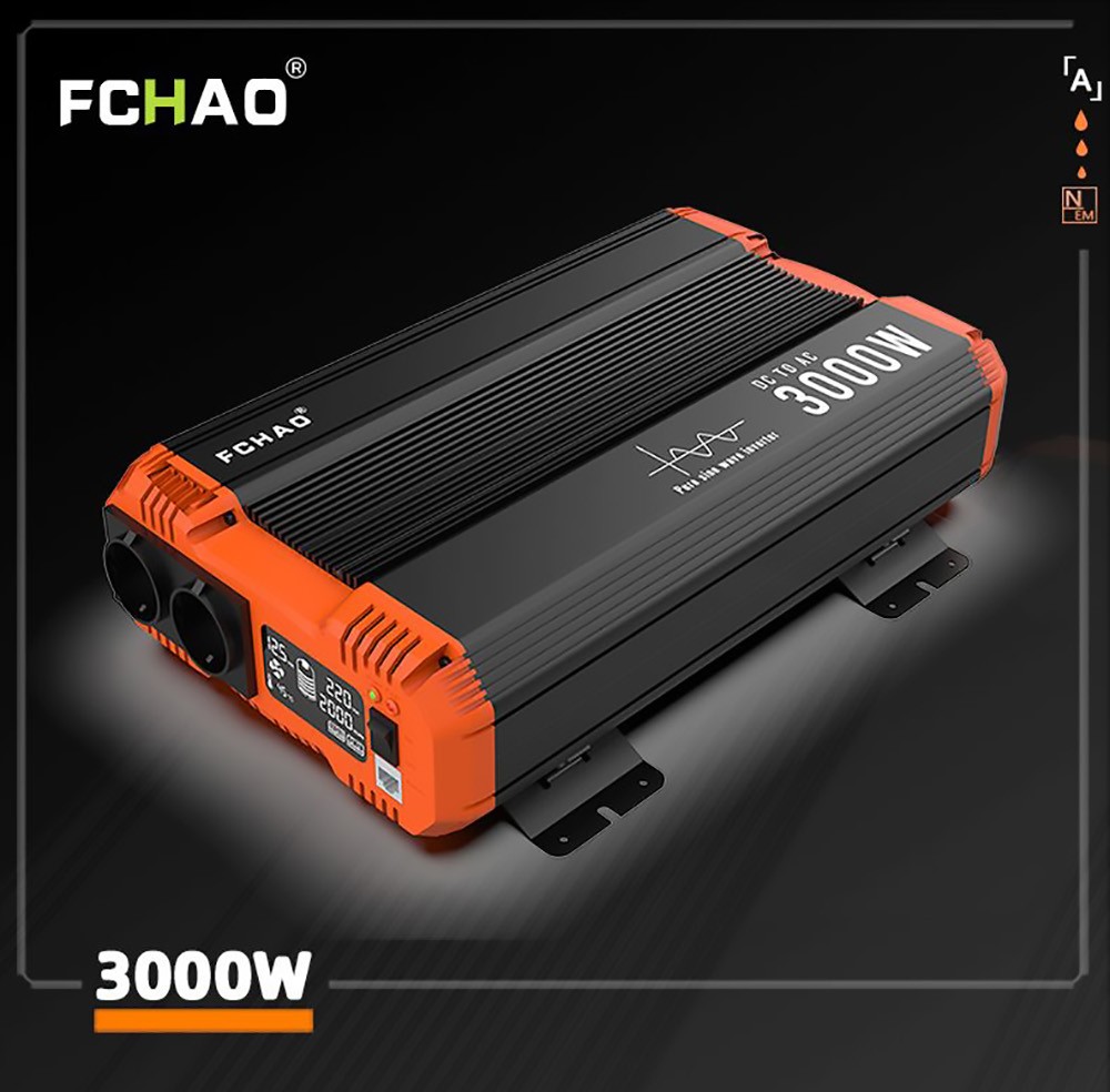 Invertor cu undă sinusoidală pură FCHAO 3000W 24V