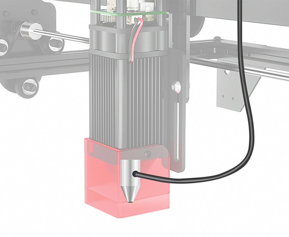 Kits de assistência pneumática para gravador a laser LONGER RAY5 10W