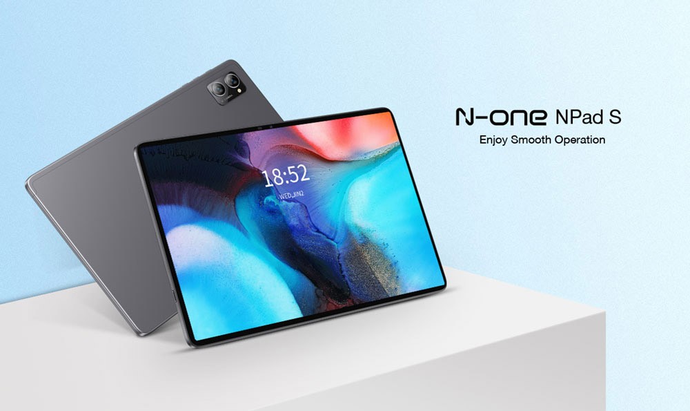 N-one NPad S 10,1'' Tablet MTK8183 Octa-Core CPU mit Lederhülle