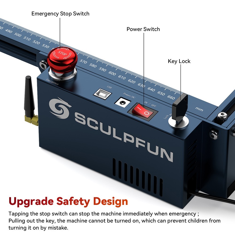 Laserová gravírovací řezačka SCULPFUN S30 Ultra 22W