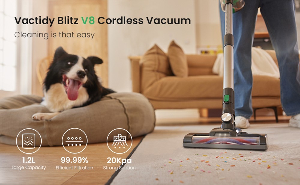 Vactidy V8 Cordless Handheld Vacuum