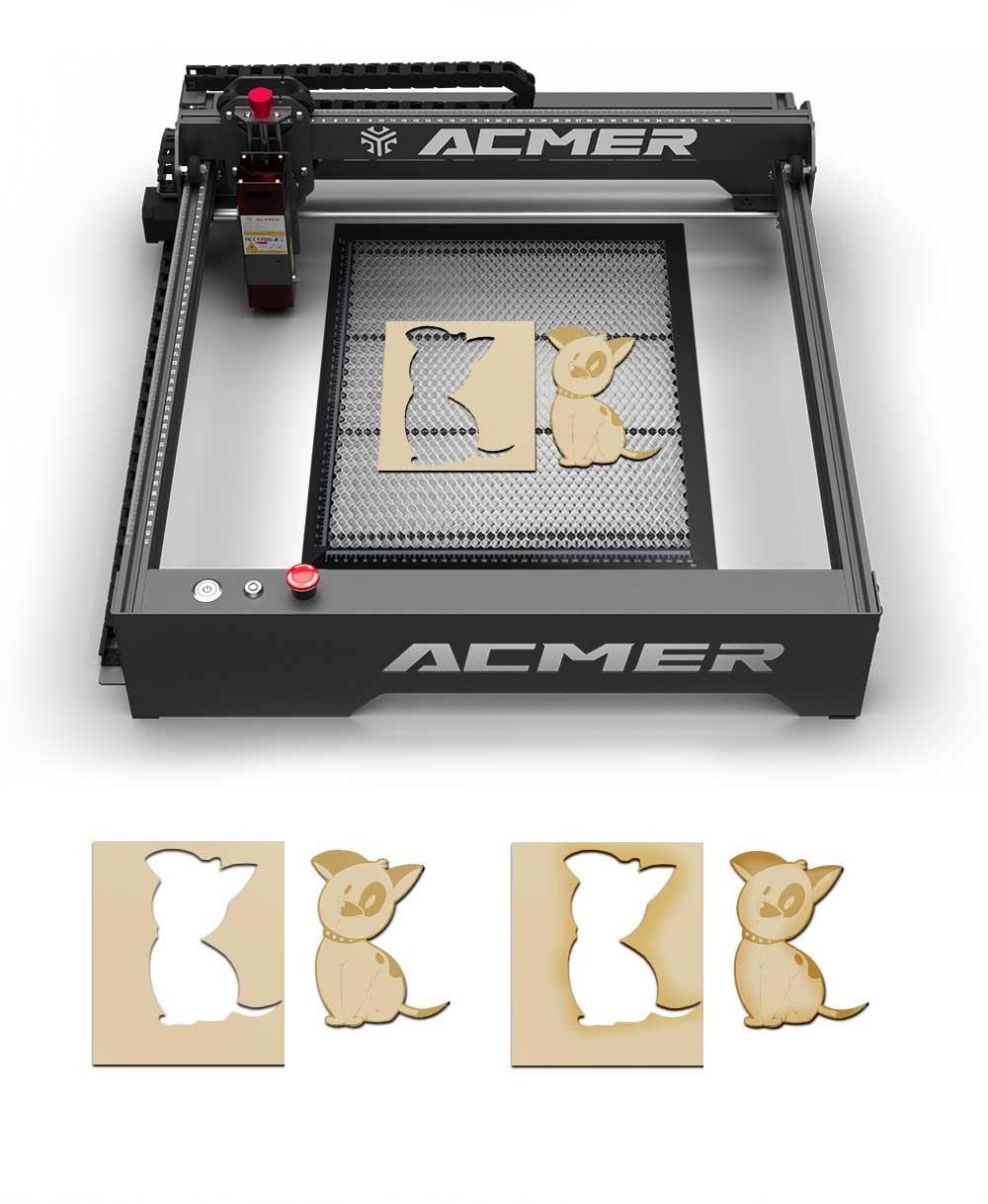 ACMER-E10 440mm*440mm Laser Engraving Table
