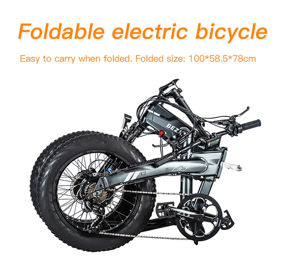 BEZIOR XF005 Bicicleta eléctrica 36V 500W Motores duales 32Km/h Baterías duales