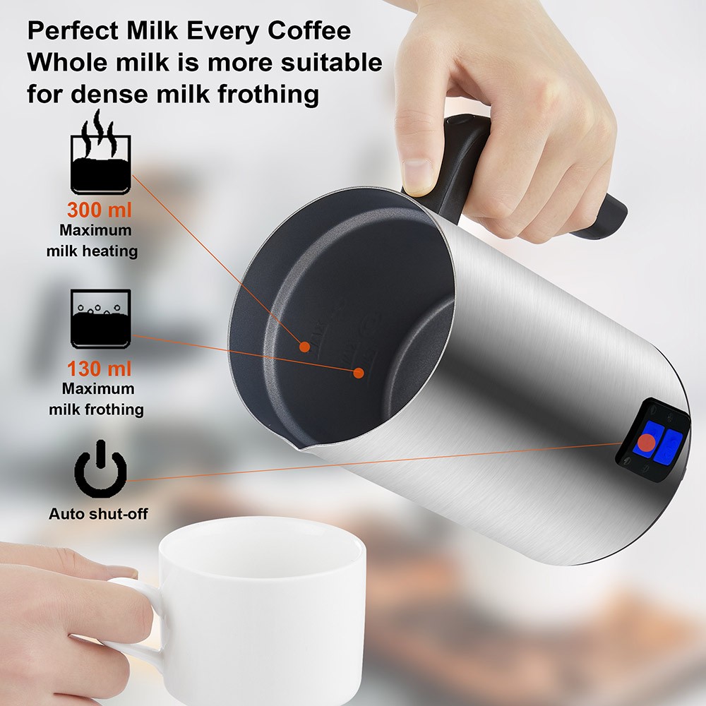 Biolomix MF600 4 in 1 500W Cold Hot Milk Frother