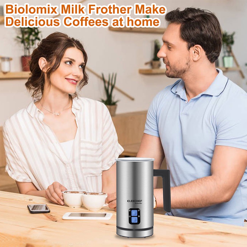 Biolomix MF600 Espumador de Leche Fría Caliente 4 en 1 500W