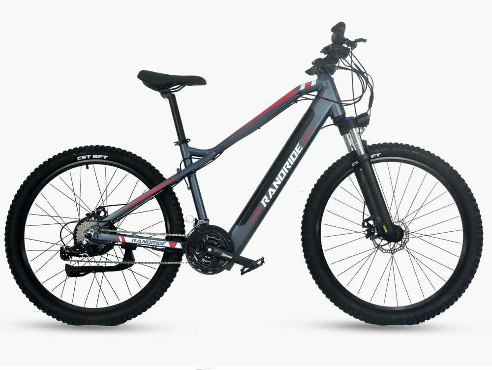 RANDRIDE Y90BL 27-calowy rower elektryczny 48 V 13,6 Ah 45 km/h 1000 W czarny