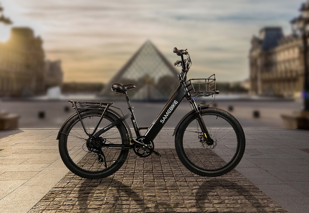 Samebike RS-A01 Ηλεκτρικό ποδήλατο 26 ιντσών 750W 35Km/h 48V 14AH Λευκό
