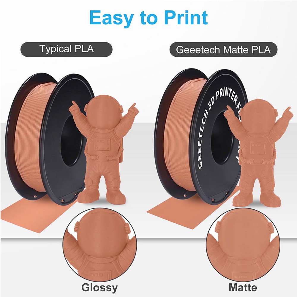 Geeetech matt PLA-filament för 3d-skrivare Orange