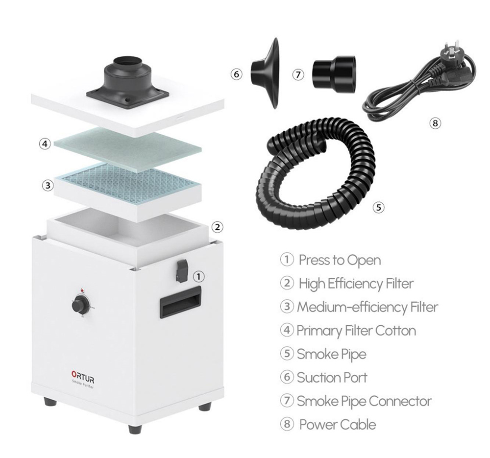 Purificador de humo ORTUR 1.0