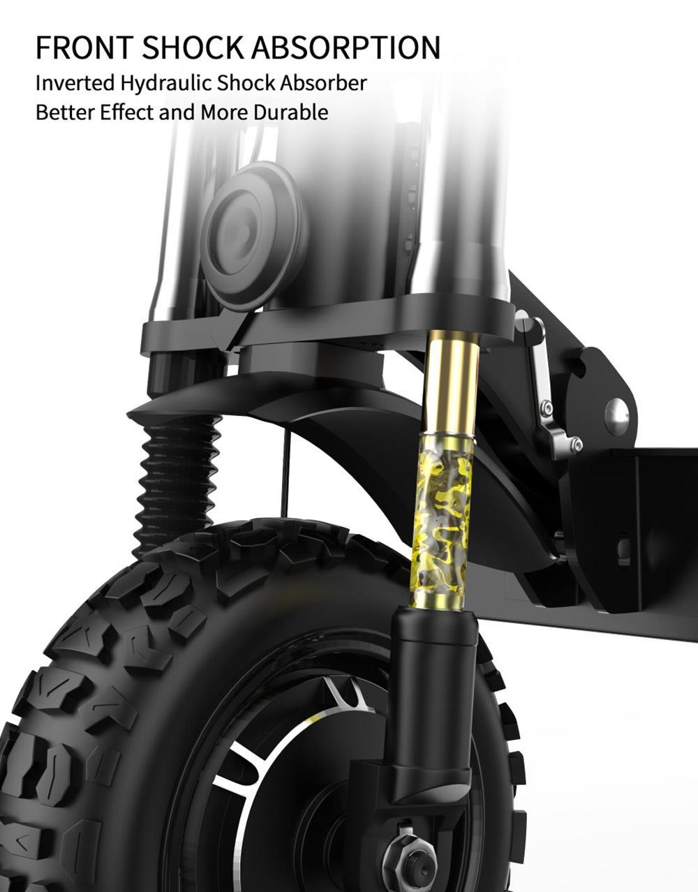 DUOTTS D88 elektrische scooter 11 inch 85 km/u 60 V 38 Ah 2800 W * 2 dubbele motor