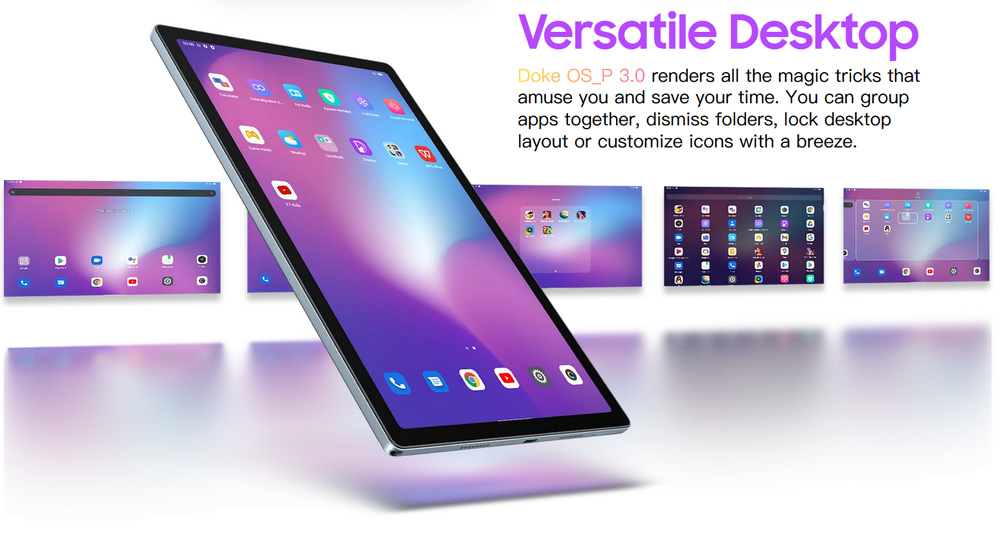 Blackview Tab 15 4G LTE Octa Core Unisoc T610 Tablet Blå