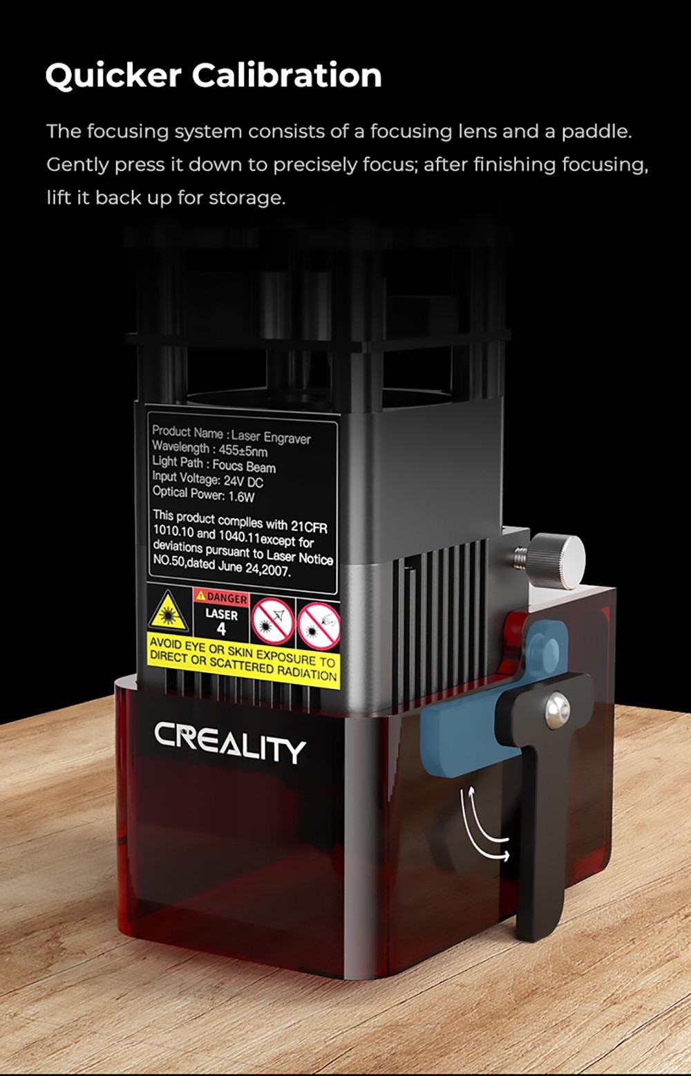 Creality 24V 5W laser module with control box