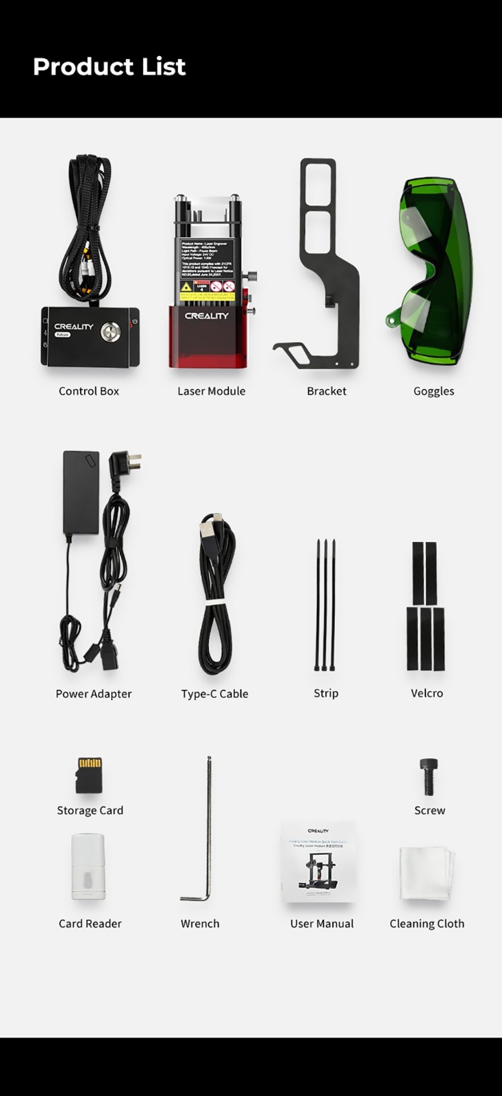 Creality 24V 5W laser module with control box