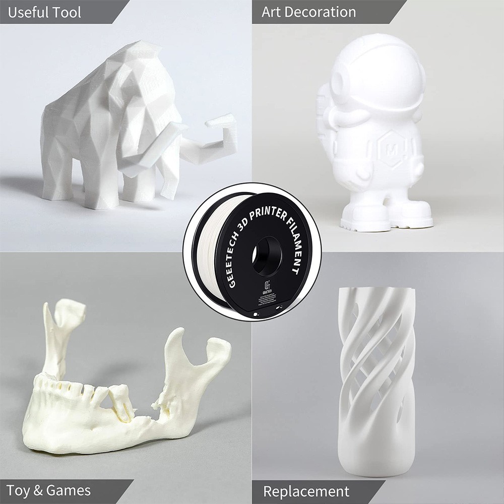 Filament ABS Geeetech pour 3D Imprimante blanc