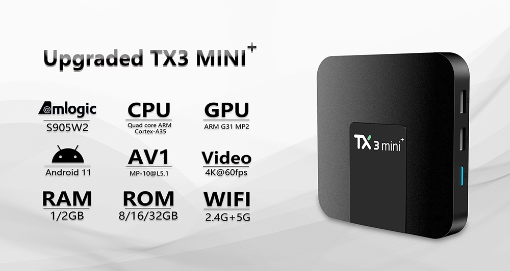 TANIX TX3 Mini+ TV BOX 4GB RAM 64GB ROM