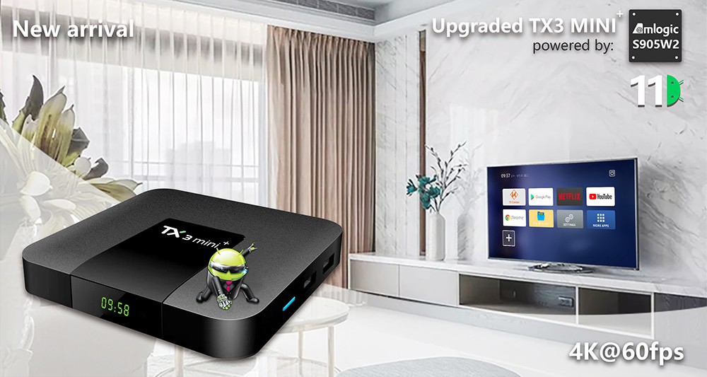 TANIX TX3 Mini+ TV-BOX 4GB RAM 64GB ROM