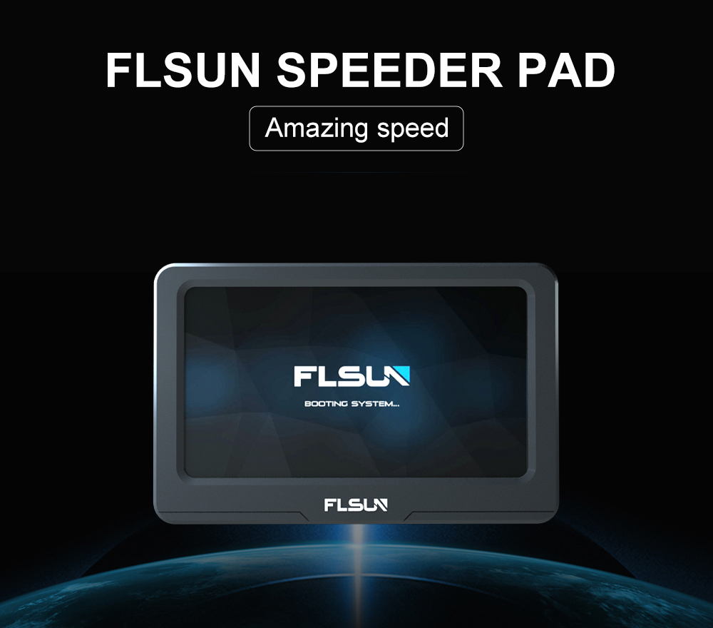 Flsun Speeder Pad com tela sensível ao toque de 7 polegadas