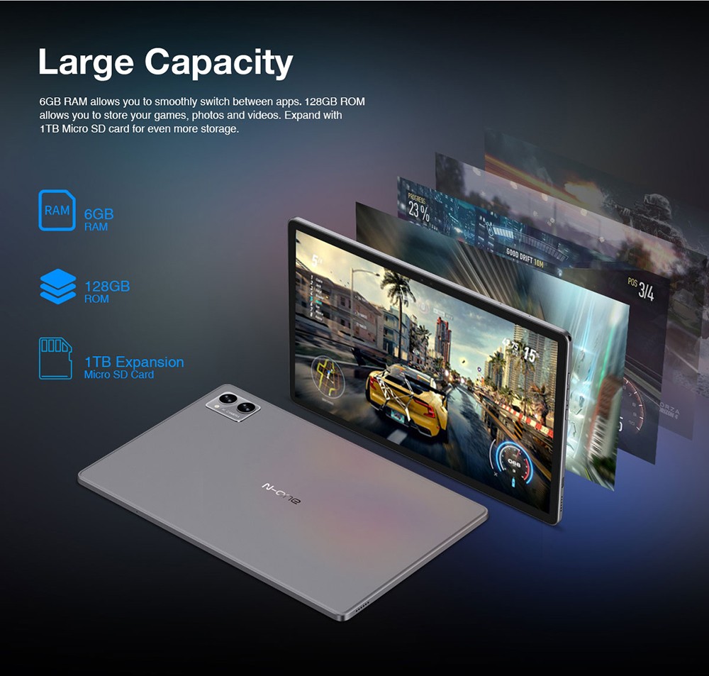 Tablet N-One Npad Plus MTK8183 Octa Core 6 GB + 128 GB