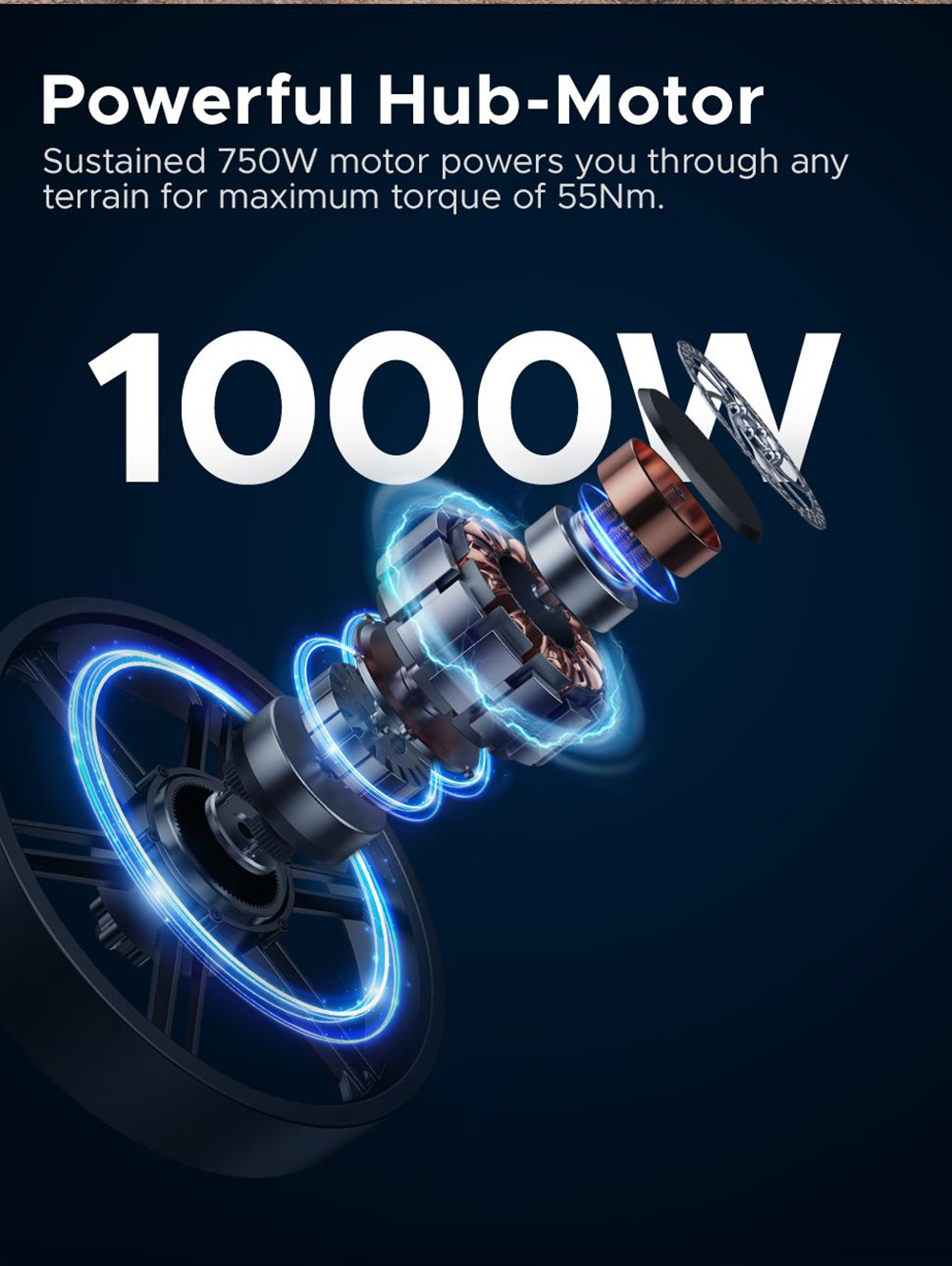 Vélo Électrique Pliant ENGWE ENGINE Pro (version améliorée) 750W (1000W en pic) 48V 16Ah Gris