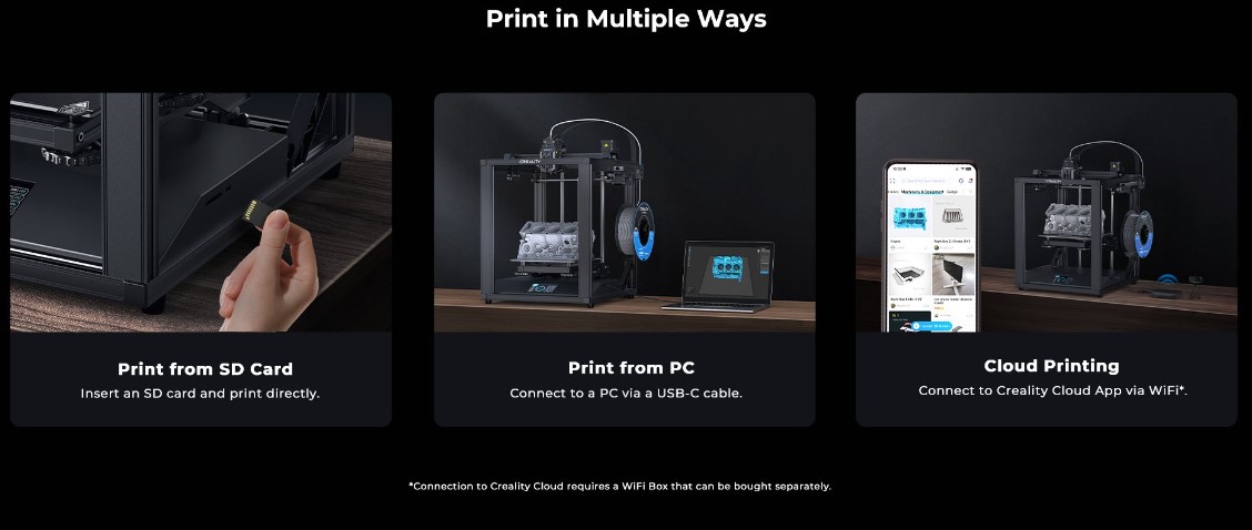 Creality Ender-5 S1 3D printer 250mm/s