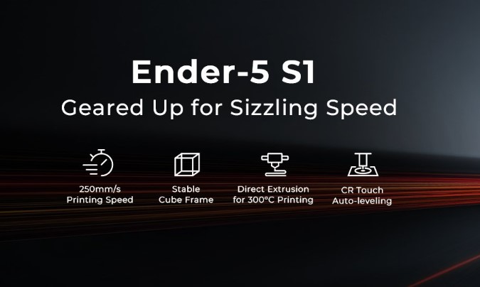 Εκτυπωτής Creality Ender-5 S1 3D 250mm/s