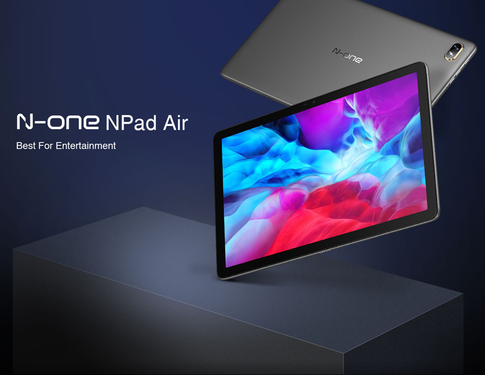 Tableta N-one NPad Air con funda de cuero y película templada
