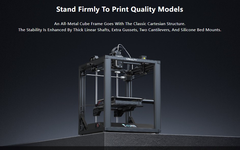 Stampante 3D Creality Ender-5 S1 250 mm/s