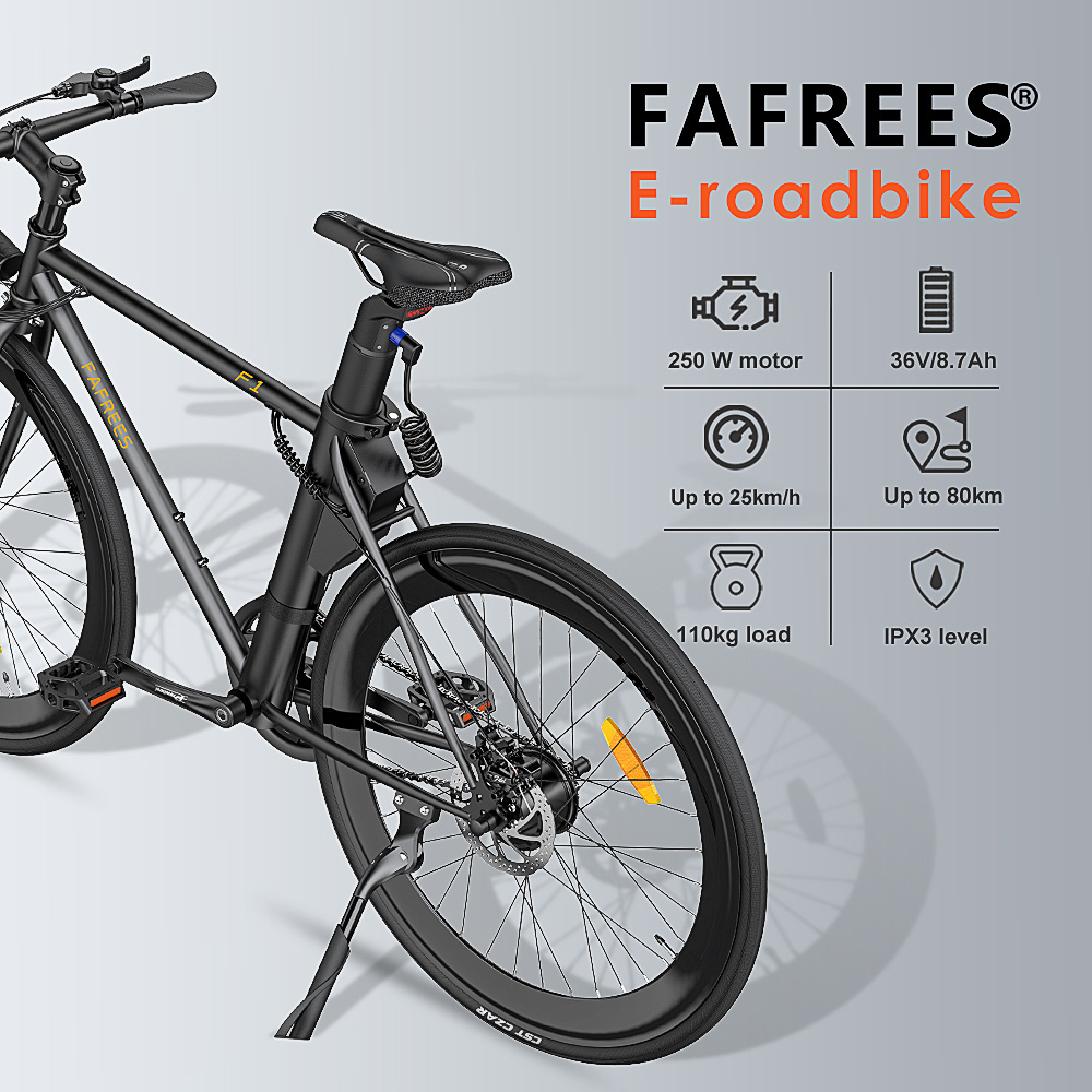 Bici Elettrica FAFREES F1 Motore Brushless 250W Arancione
