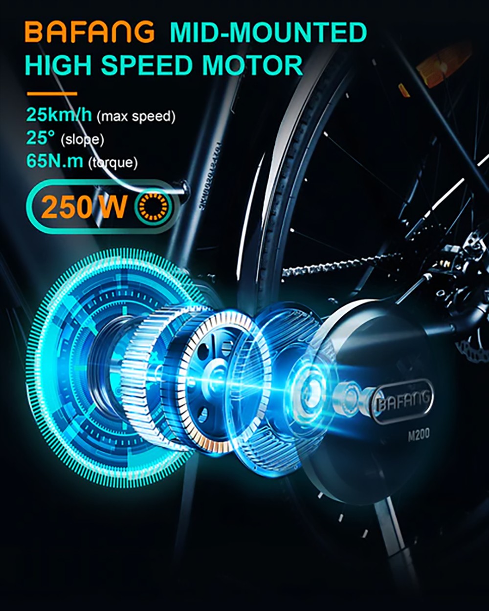 MAGMOVE 28 inch electric bike 25Km/h 36V 13Ah 250W